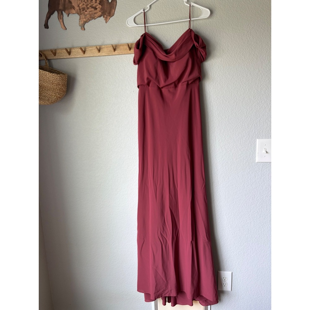 Jenny Yoo Collection Sabine Off Shoulder Chiffon Maxi Dress